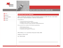 Tablet Screenshot of mattairconstruction.com
